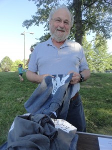 This gentleman earned his Know Poe shirt by quoting the entirety of "The Raven" to us during a Flash Library at the park.