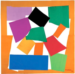 Henri Matisse, The Snail, 1953, Gouache on paper, cut and pasted, on white paper, collection Tate Modern