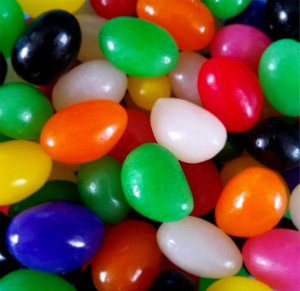 Kids can win a prize for building the tallest structure out of jelly beans on Saturday, April 27, at our Headlands Branch.