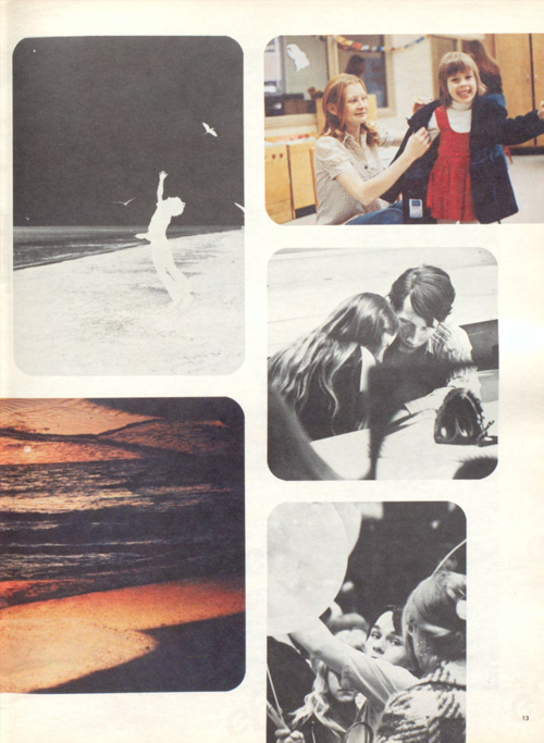 Image of a yearbook page